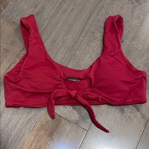 Red Bikini Top